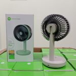 DURATION POWER DP-7639 Rechargeable 4000mAh Battery Three Speed Modes Up-Down Adjustable Desk Fan - Image 4