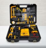 Cordless Drill Machines set and tools 122 pcs with double battery