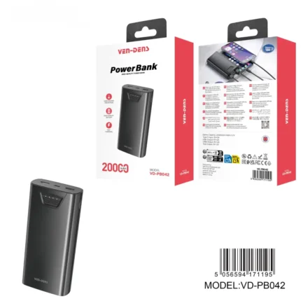 VEN-DENS 20000mAh Power Bank V