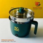YN Electric Rice Cooker – Multifunctional Non-Stick Cooking Pot | Mini Electric Cooker for Fast & Easy Cooking Green